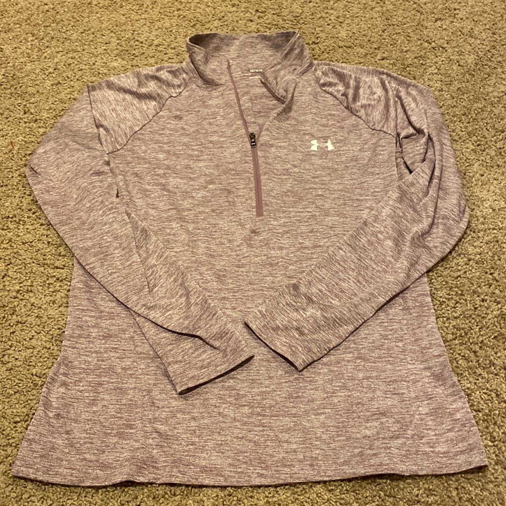Under Armour- women’s Large- 1/4 zip - lavender